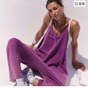 Free People Deep Mulberry Hot Shot Onesie